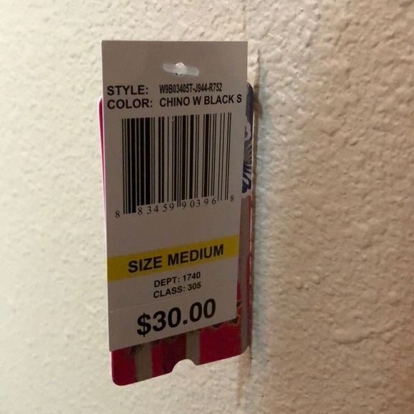 Black and Tan striped long sleeve shirt - Picture 4 of 6